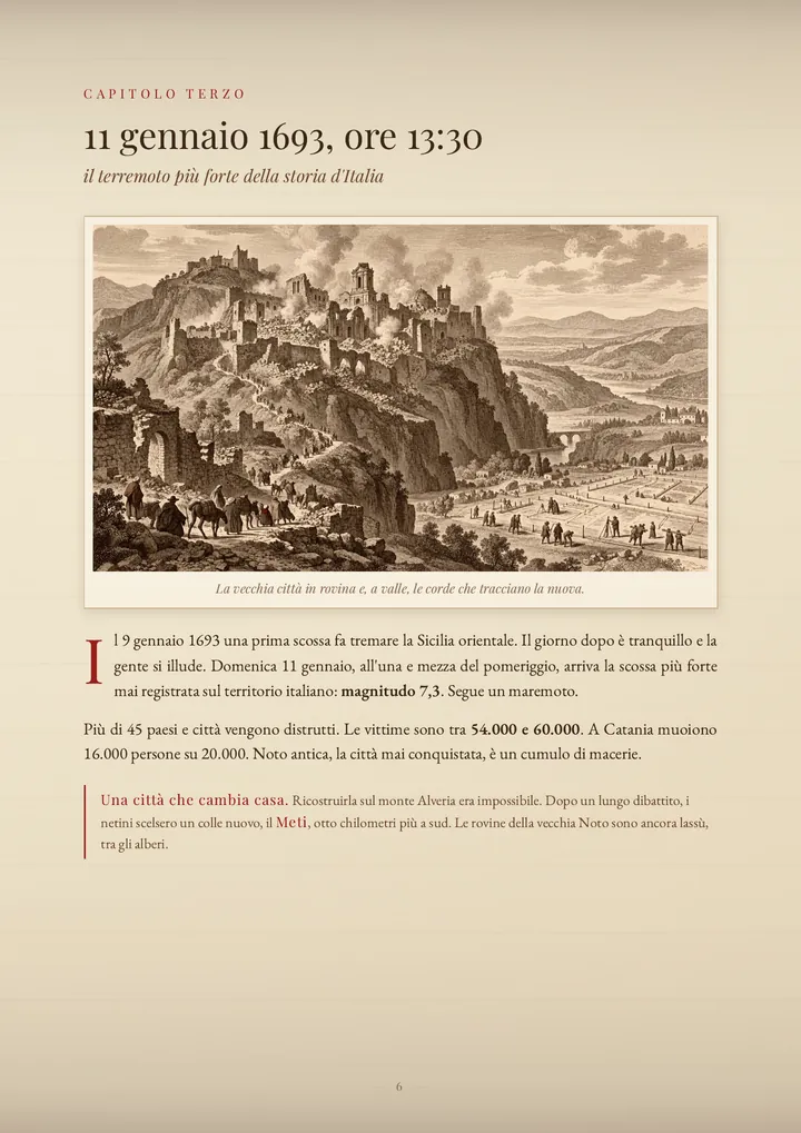 Una pagina del PDF sul cognome Noto