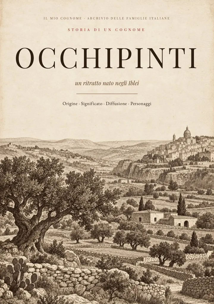 Copertina del PDF Storia del cognome Occhipinti