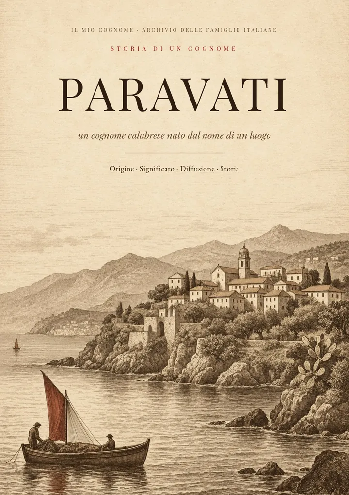 Copertina del PDF Storia del cognome Paravati
