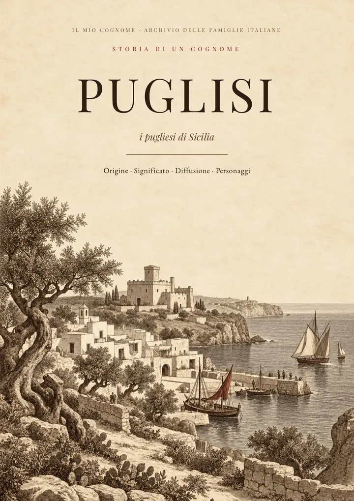 Copertina del PDF Storia del cognome Puglisi