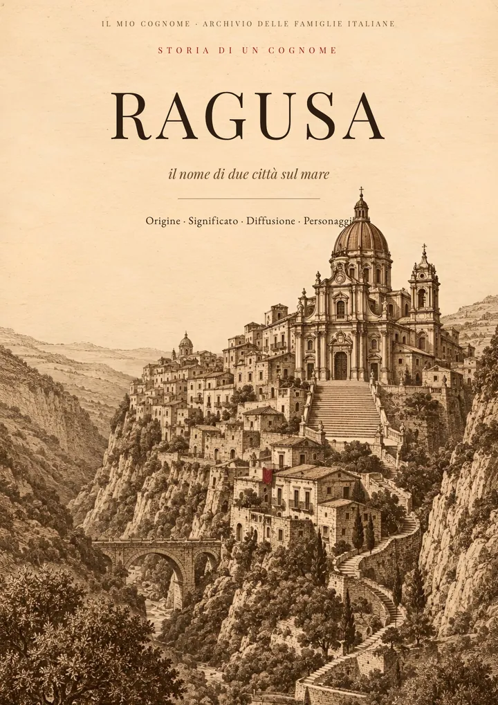 Copertina del PDF Storia del cognome Ragusa