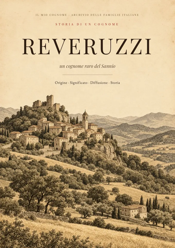 Copertina del PDF Storia del cognome Reveruzzi