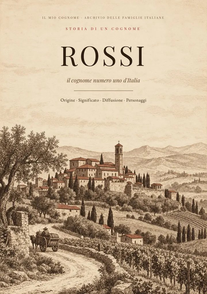 Copertina del PDF Storia del cognome Rossi