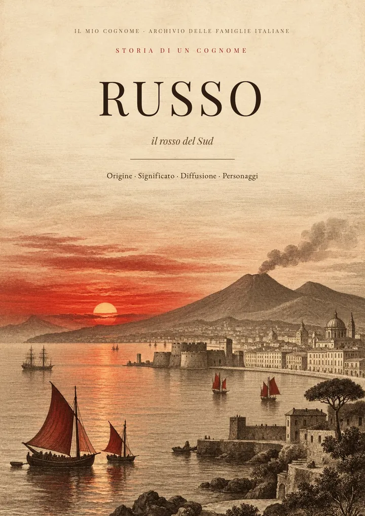 Copertina del PDF Storia del cognome Russo