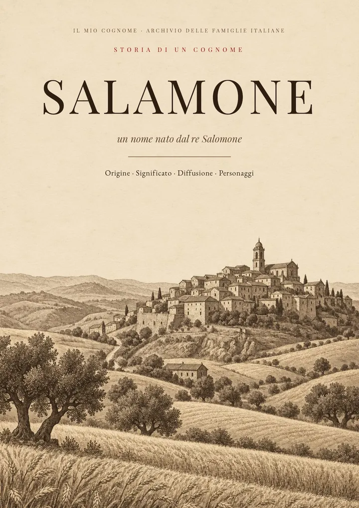 Copertina del PDF Storia del cognome Salamone