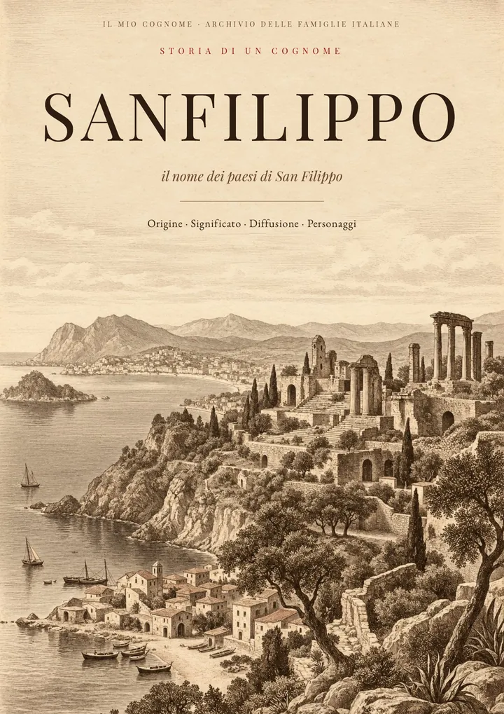 Copertina del PDF Storia del cognome Sanfilippo