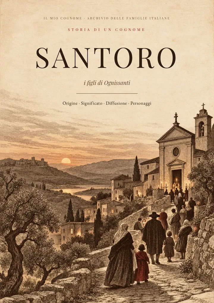 Copertina del PDF Storia del cognome Santoro
