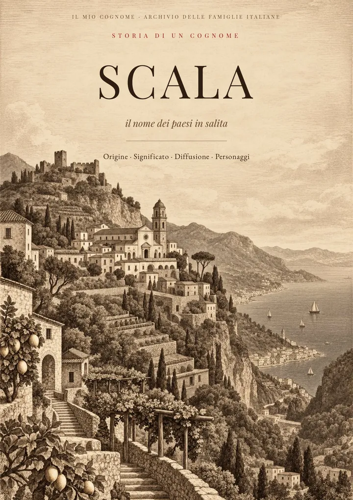 Copertina del PDF Storia del cognome Scala