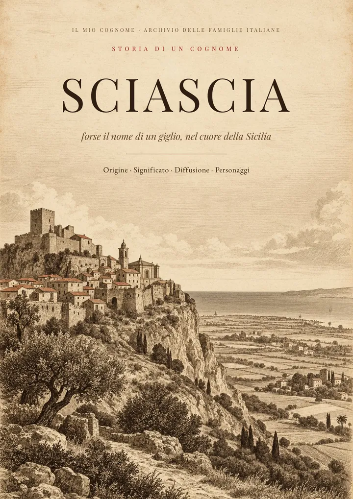 Copertina del PDF Storia del cognome Sciascia