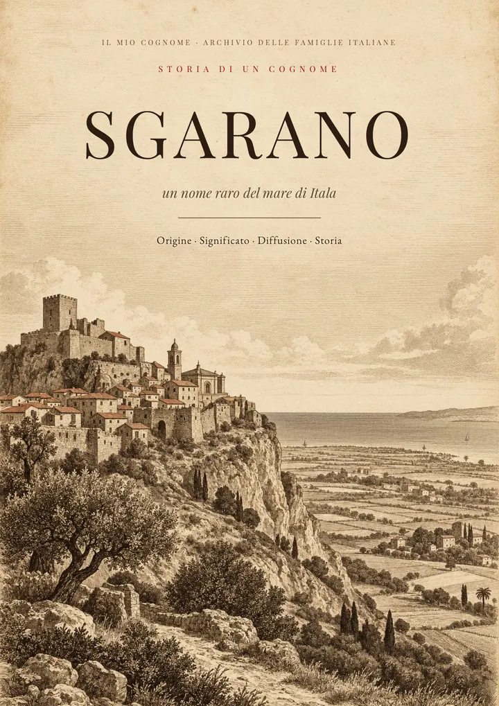 Copertina del PDF Storia del cognome Sgarano