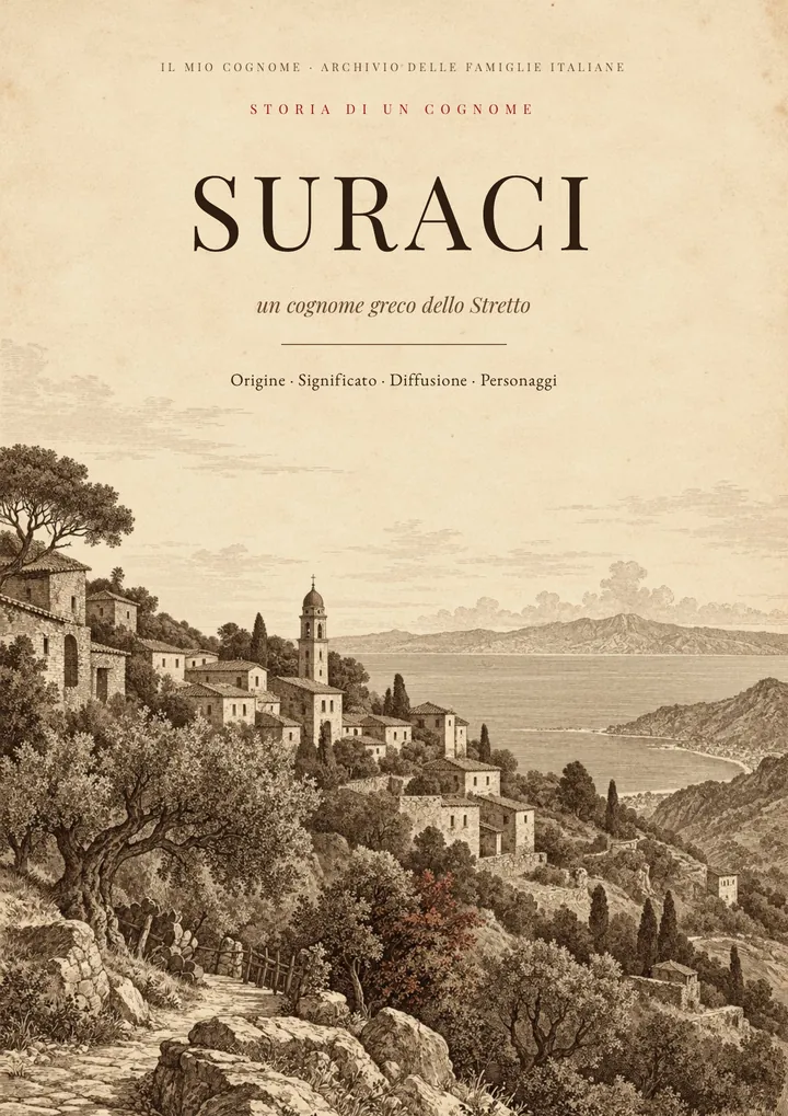 Copertina del PDF Storia del cognome Suraci
