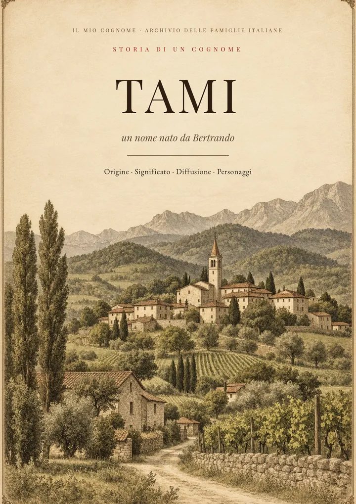 Copertina del PDF Storia del cognome Tami