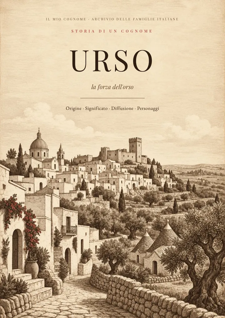 Copertina del PDF Storia del cognome Urso