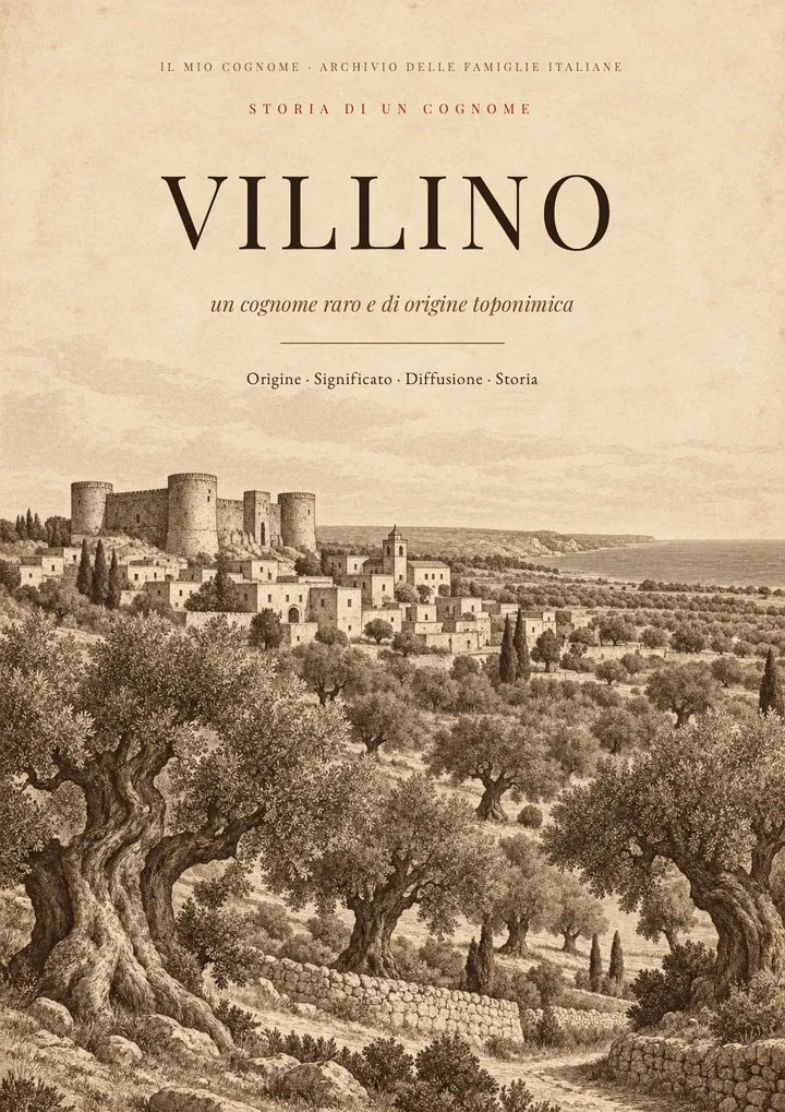 Copertina del PDF Storia del cognome Villino