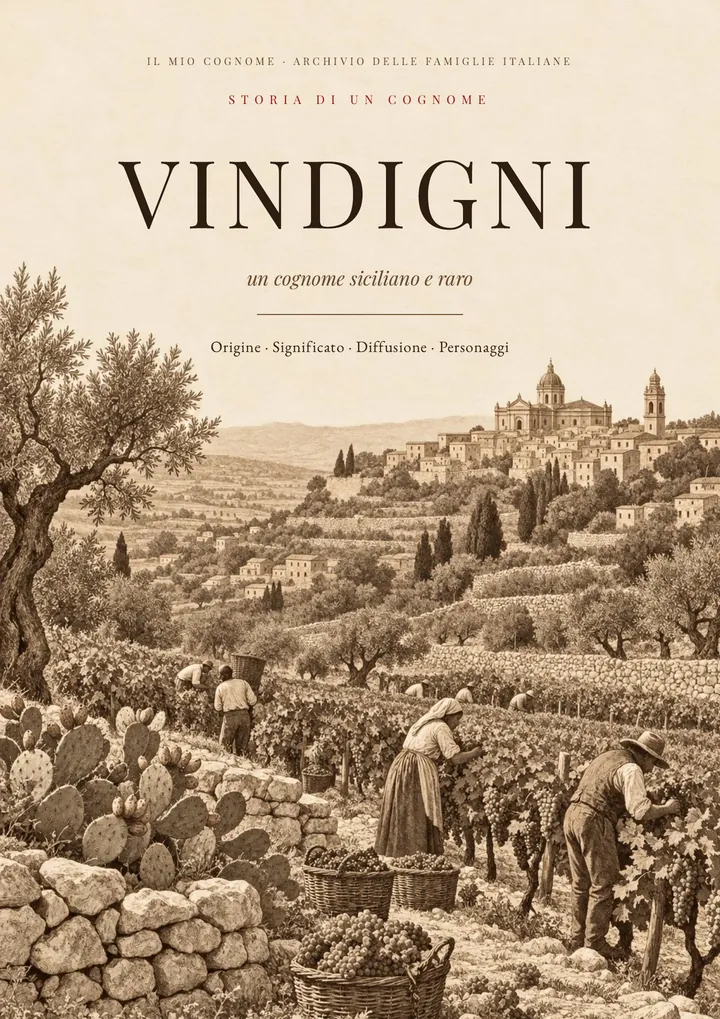 Copertina del PDF Storia del cognome Vindigni