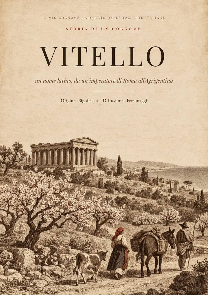 Copertina del PDF Storia del cognome Vitello