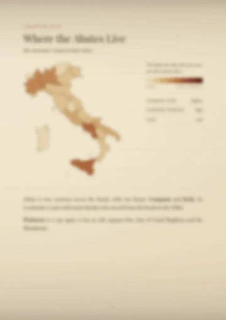 A blurred page from the PDF on the Abate surname