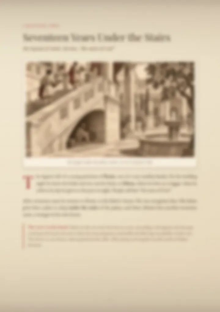 A blurred page from the PDF on the Alessi surname