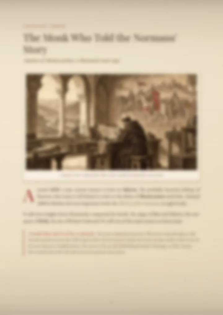 A blurred page from the PDF on the Amato surname