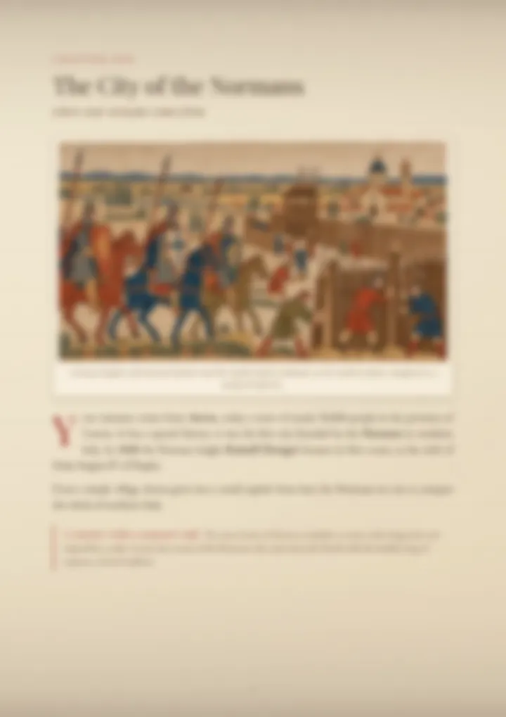 A blurred page from the PDF on the Aversano surname