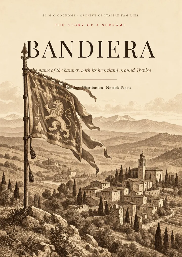 Cover of the PDF The Story of the Bandiera Surname