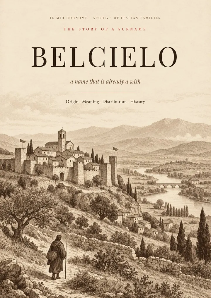 Cover of the PDF on the Belcielo surname