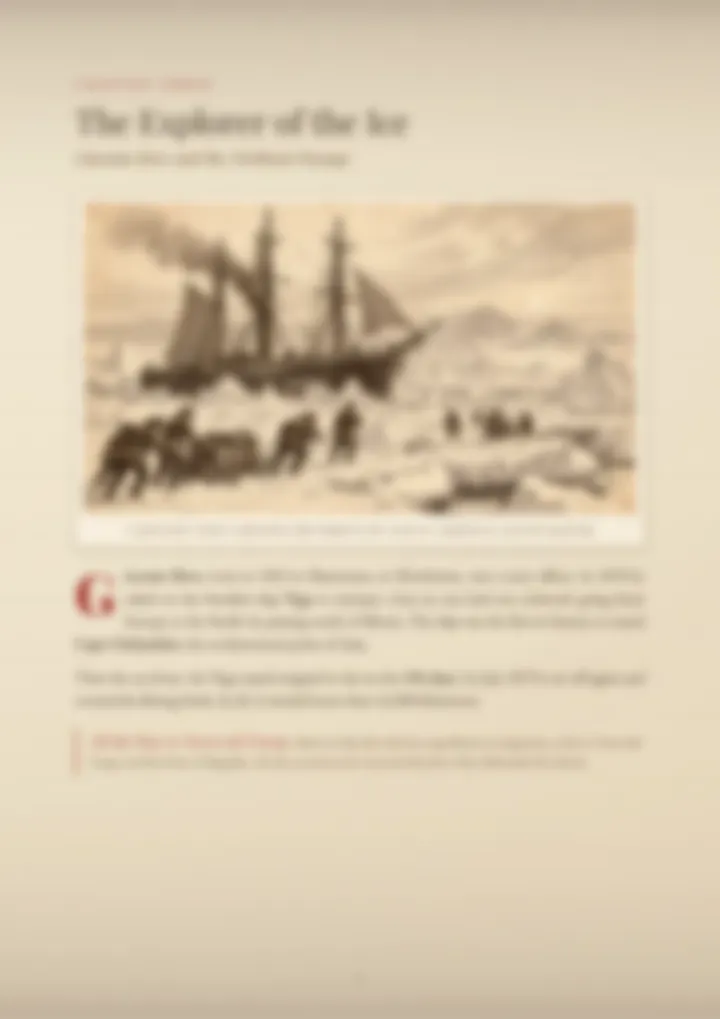 A blurred page from the PDF on the Bove surname