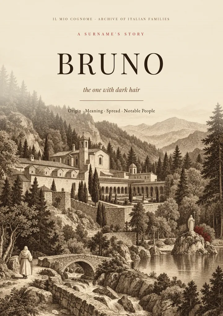 Cover of the PDF on the Bruno surname