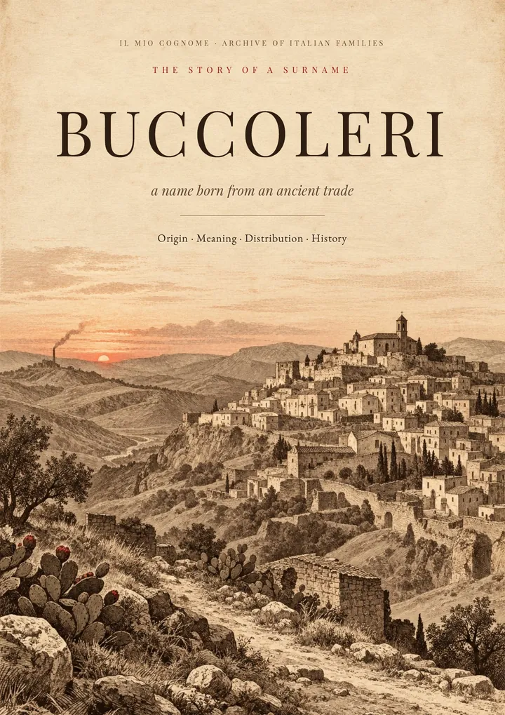 Cover of the PDF The Story of the Buccoleri Surname