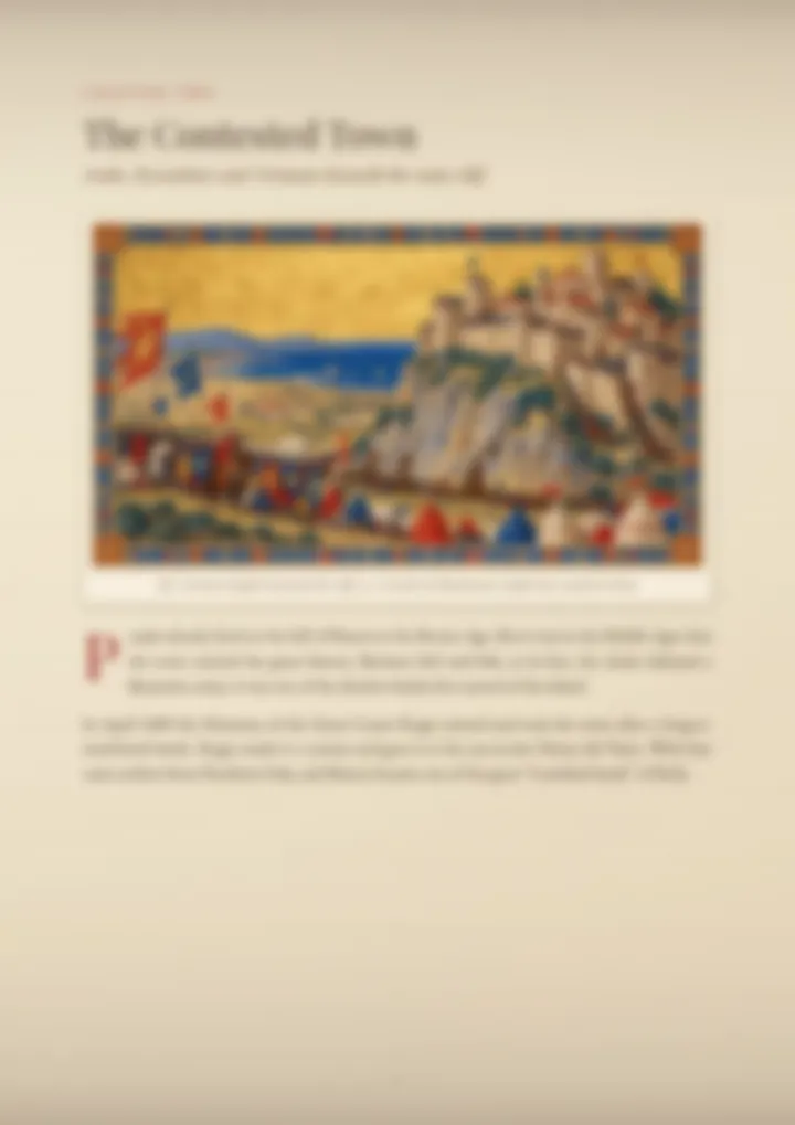 A blurred page from the PDF on the Butera surname