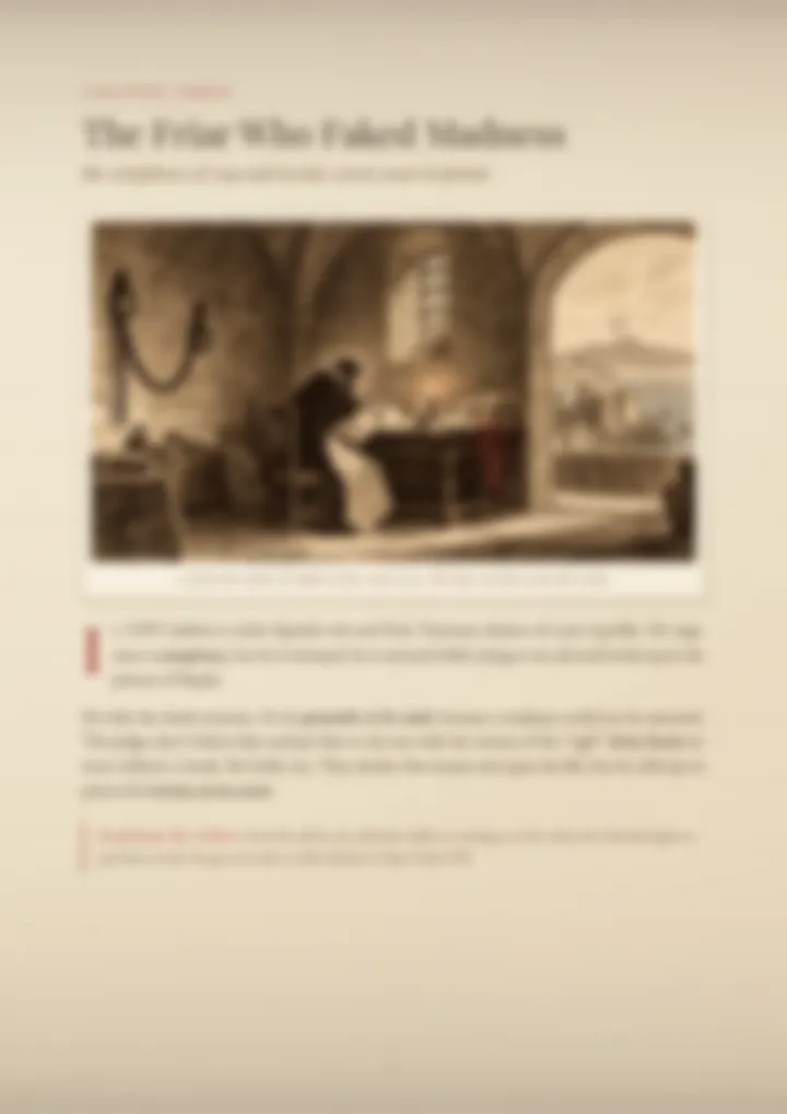 A blurred page from the PDF on the Campanella surname