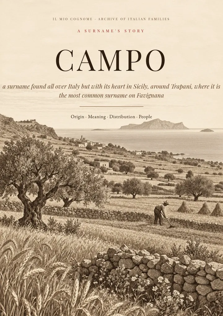Cover of the PDF on the Campo surname