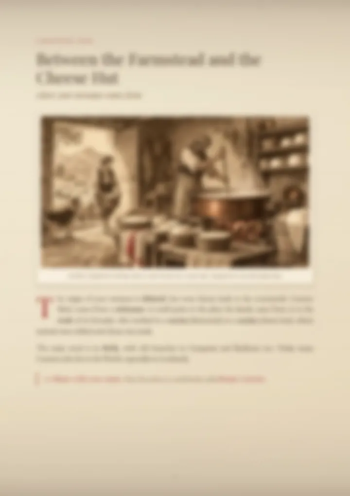 A blurred page from the PDF on the Cascino surname