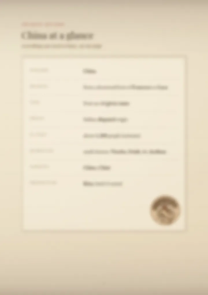 A blurred page from the PDF on the China surname