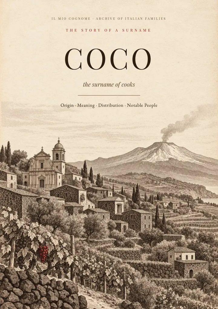 Cover of the PDF on the Coco surname