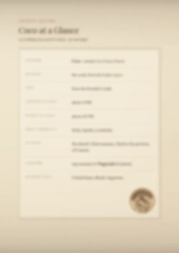 A blurred page from the PDF on the Coco surname