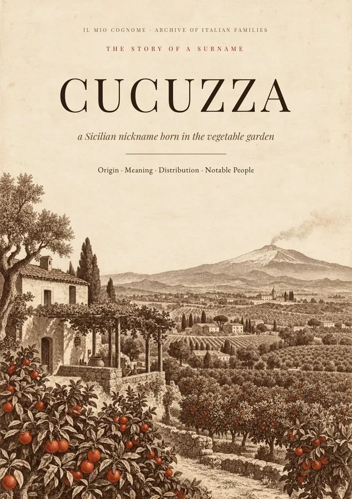 Cover of the PDF on the Cucuzza surname