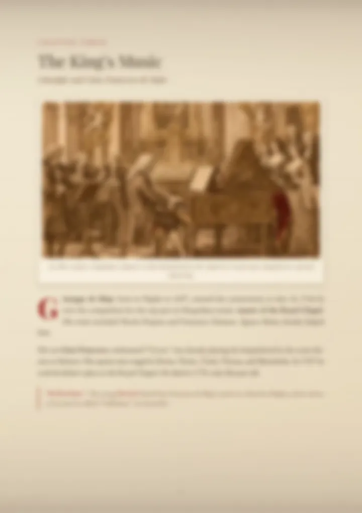 A blurred page from the PDF on the De Majo surname