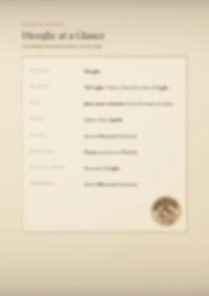 A blurred page from the PDF on the Diceglie surname