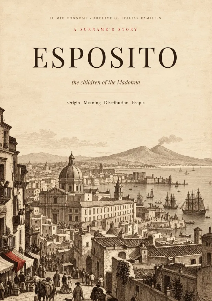 Cover of the PDF on the Esposito surname