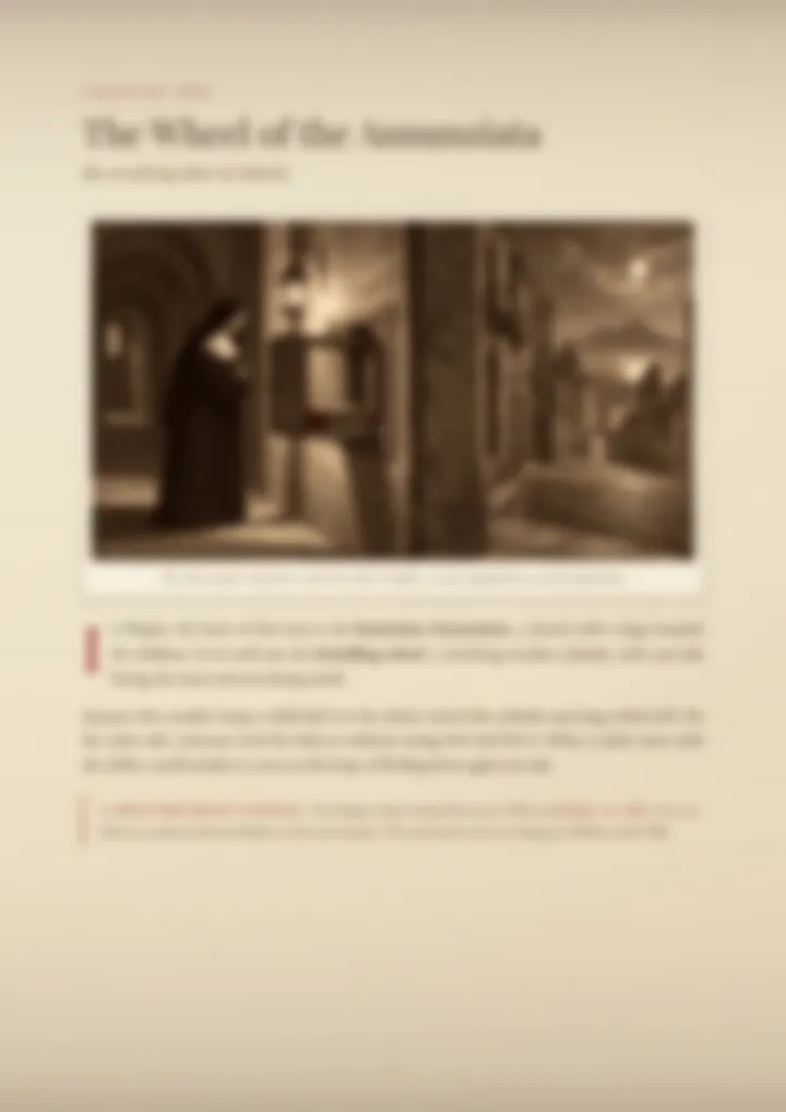 A blurred page from the PDF on the Esposito surname