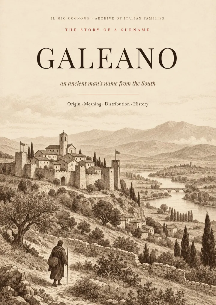Cover of the PDF on the Galeano surname
