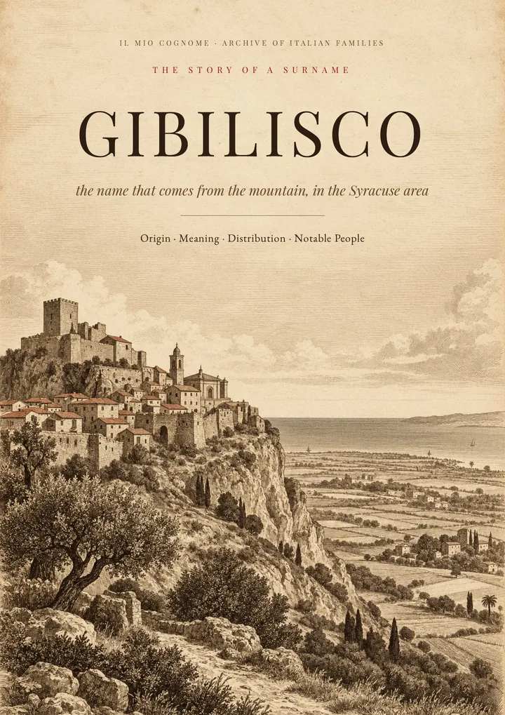 Cover of the PDF The Story of the Gibilisco Surname