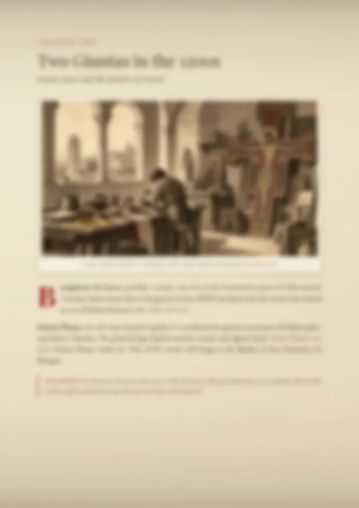 A blurred page from the PDF on the Giunta surname
