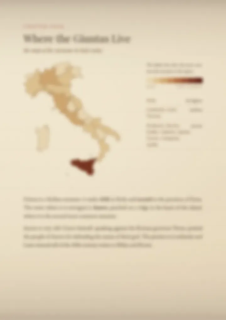A blurred page from the PDF on the Giunta surname
