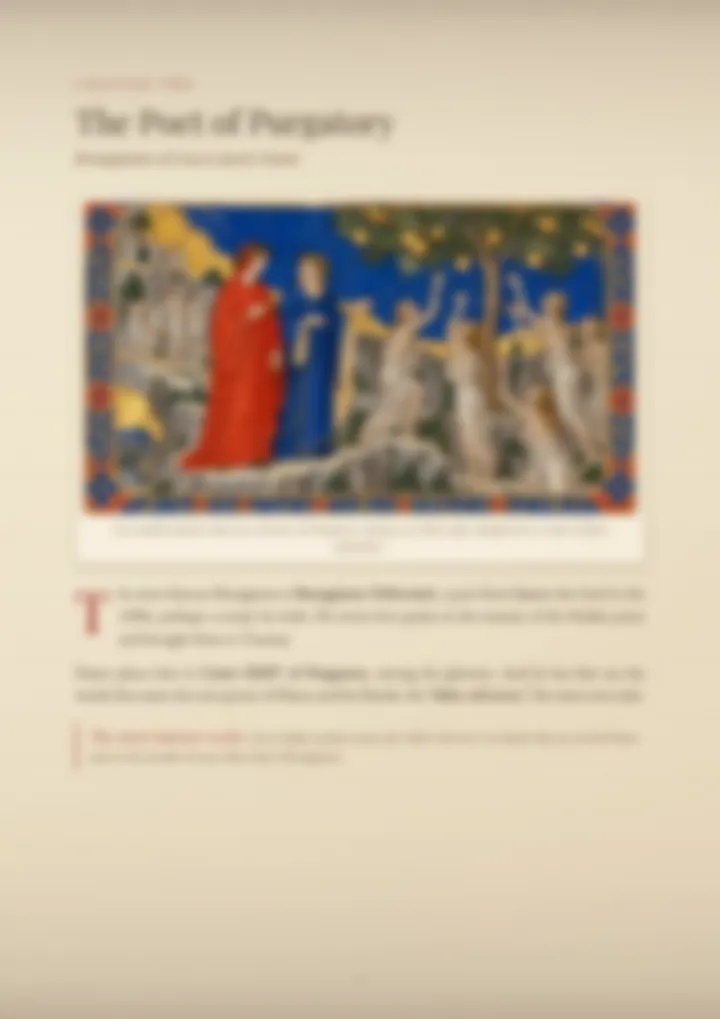 A blurred page from the PDF on the Giuntoli surname