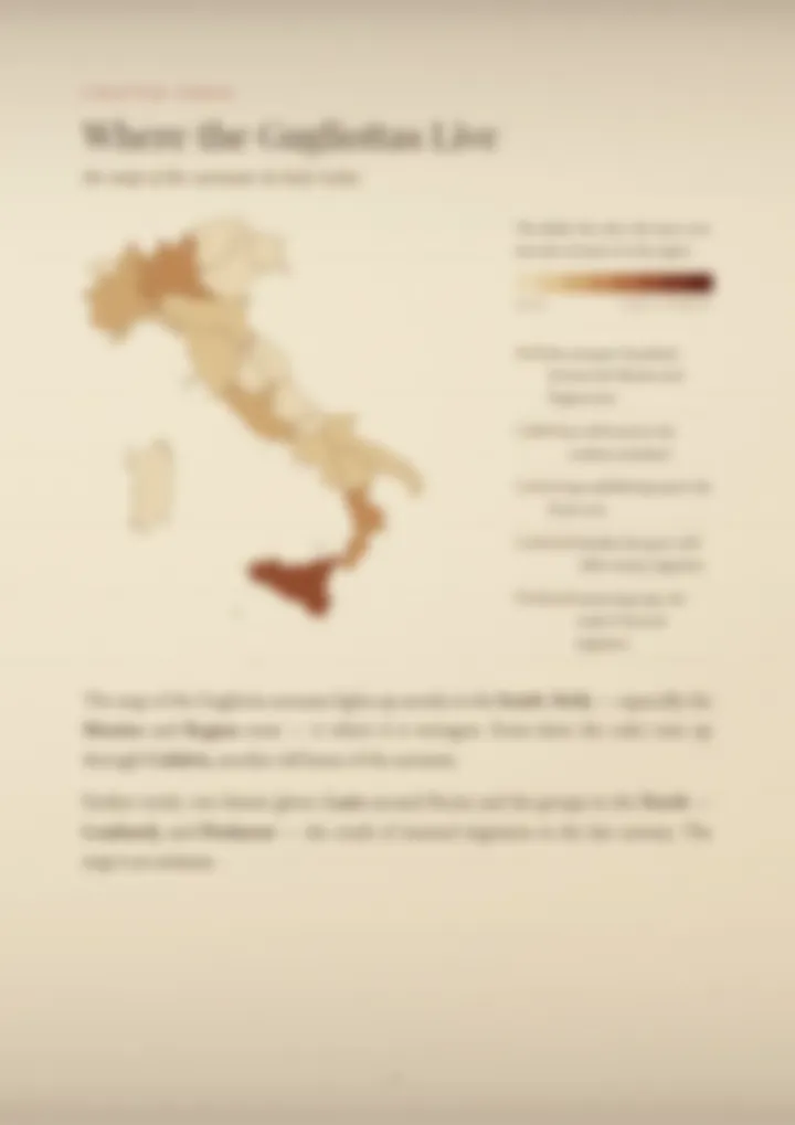 A blurred page from the PDF on the Gugliotta surname