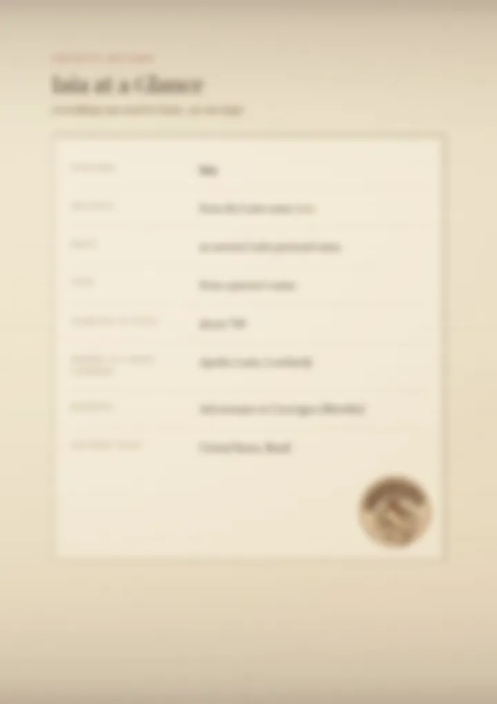 A blurred page from the PDF on the Iaia surname