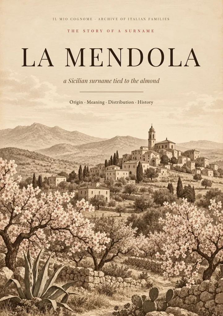 Cover of the PDF The Story of the La Mendola Surname