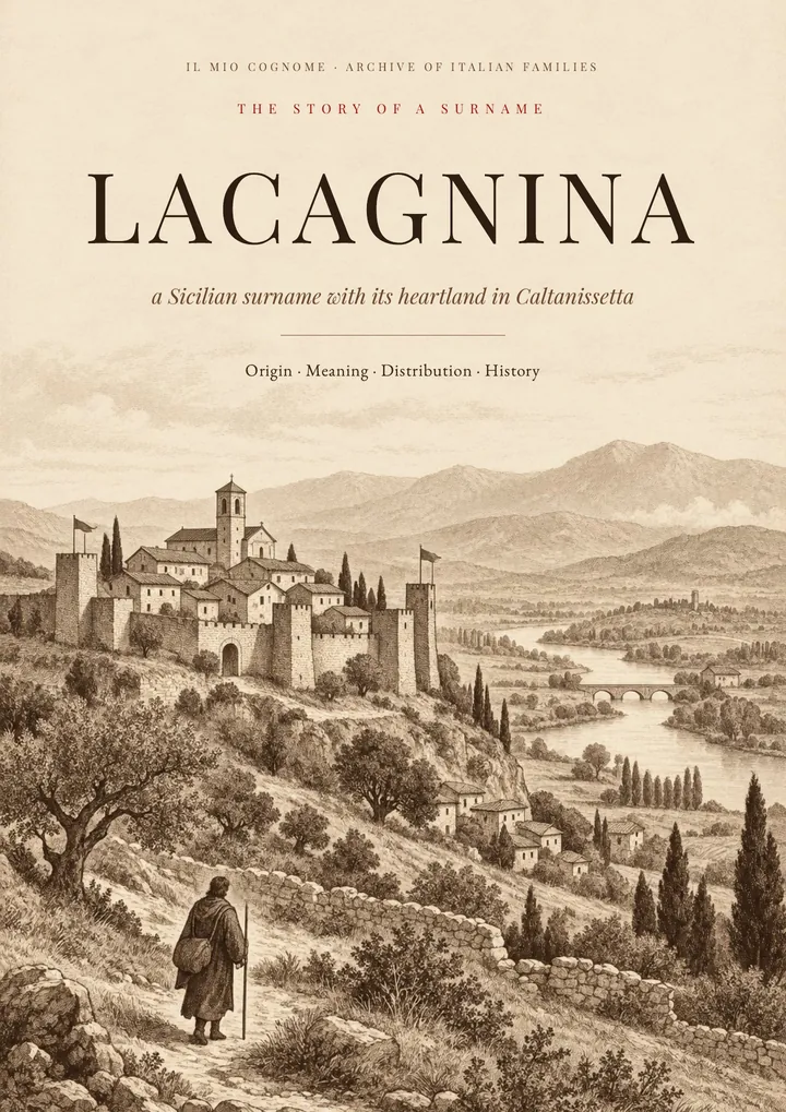Cover of the PDF on the Lacagnina surname